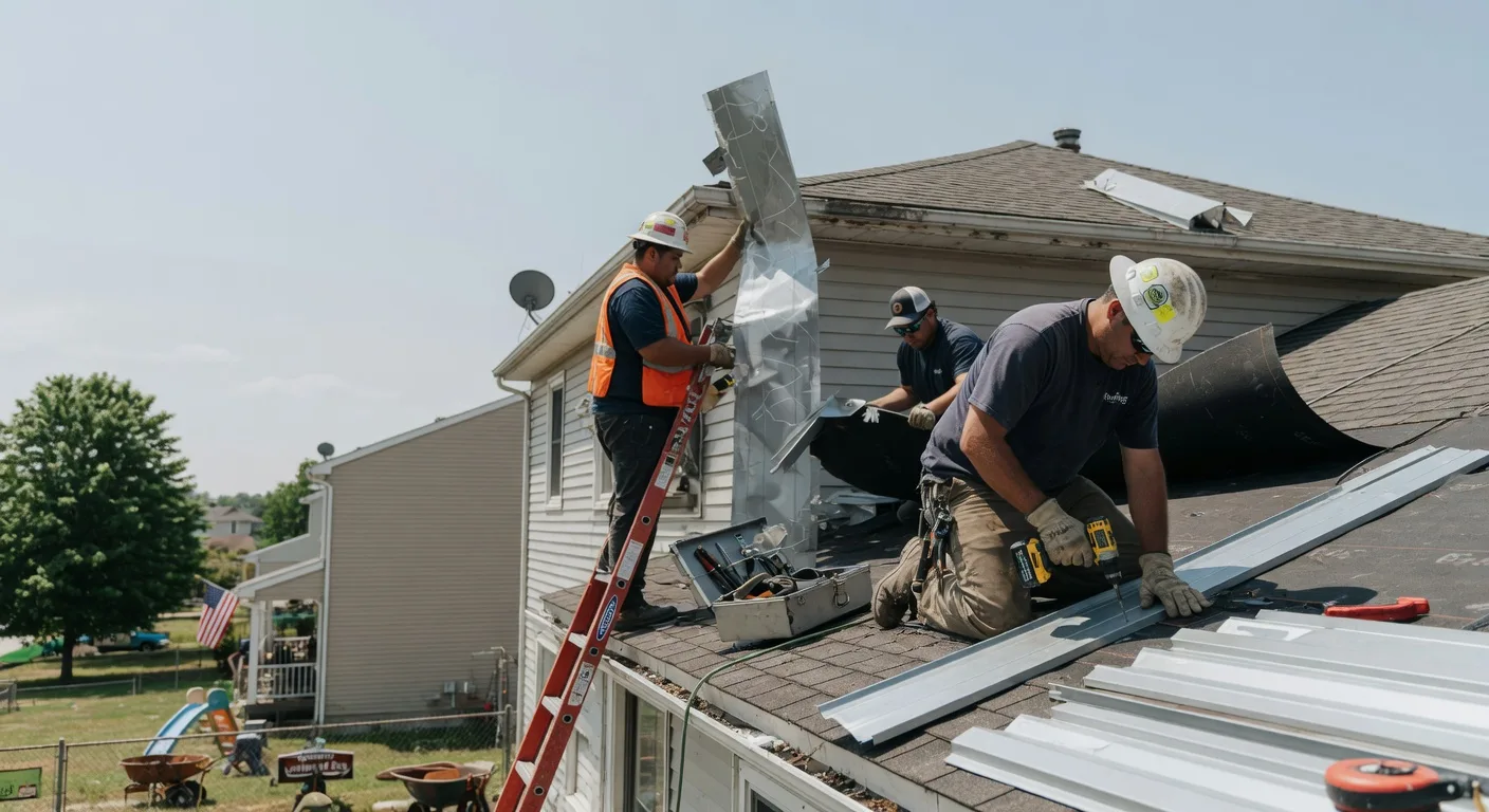 Storm Damage Metal Roof Repair in Youngsville, NM